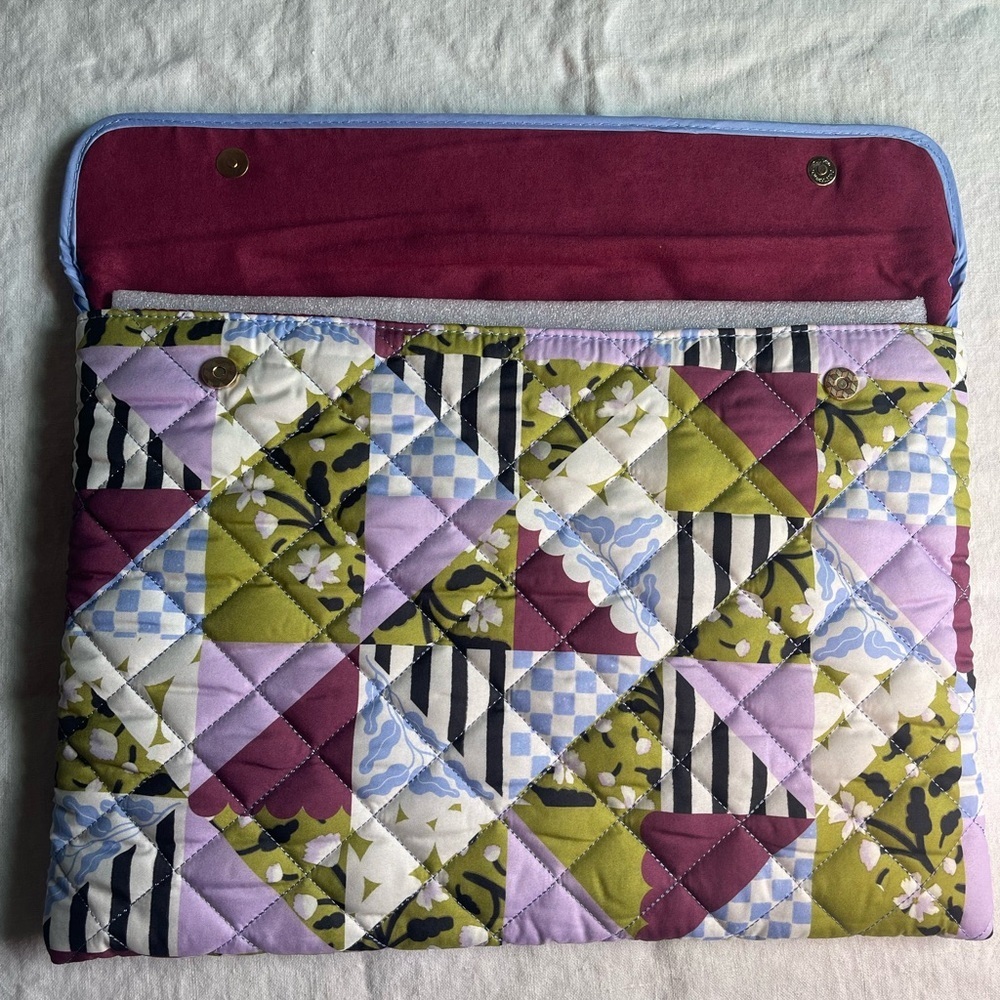 NWOT Paper Source Multi Color Fabric Tablet or Computer Sleeve. - Picture 3 of 8